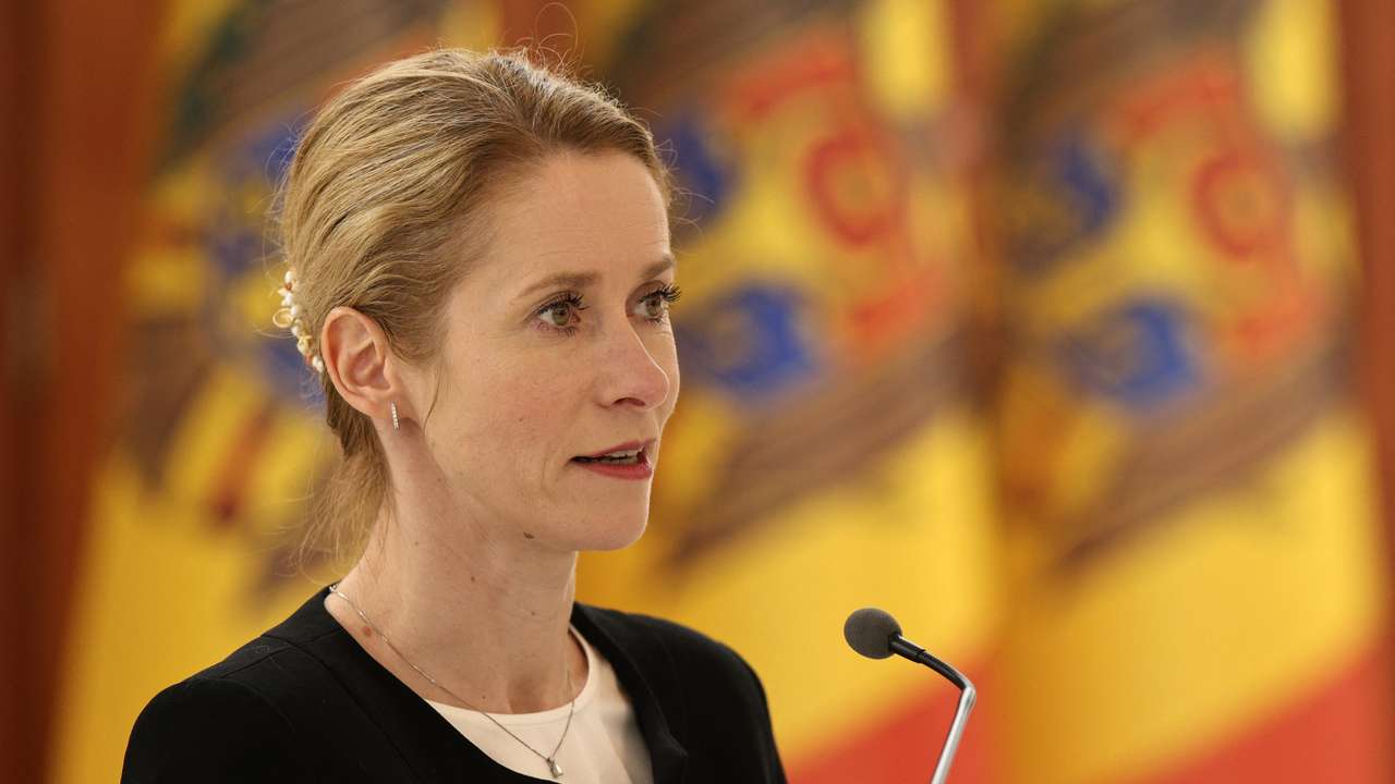 FILE PHOTO: EU High Representative for Foreign Affairs and Security Policy and Vice-President of the European Commission Kaja Kallas visits Moldova