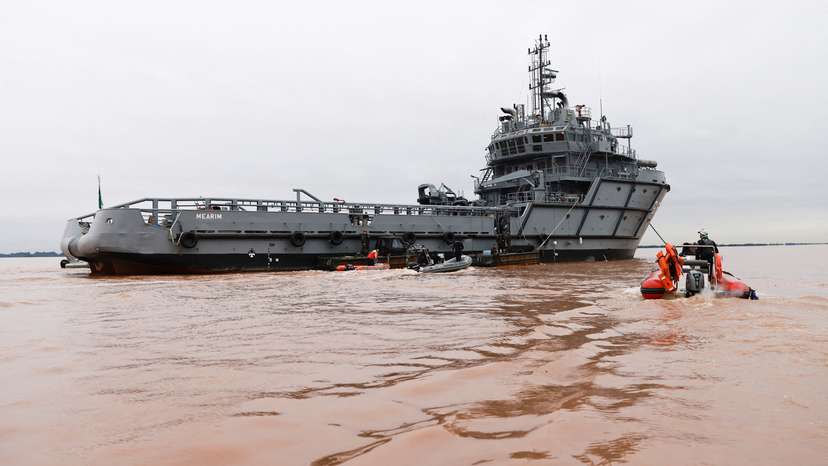Flooding due to heavy rains in Rio Grande do Sul