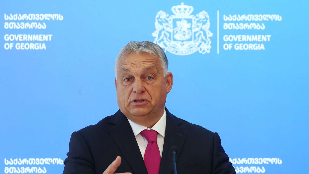 Hungarian Prime Minister Viktor Orban meets his Georgian counterpart Irakli Kobakhidze in Tbilisi