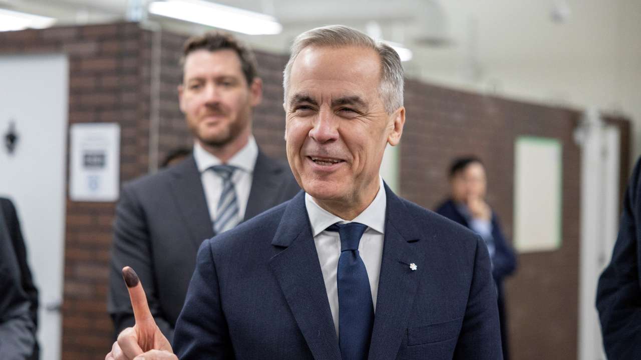 Canada's Prime Minister Mark Carney campaigns in Brampton