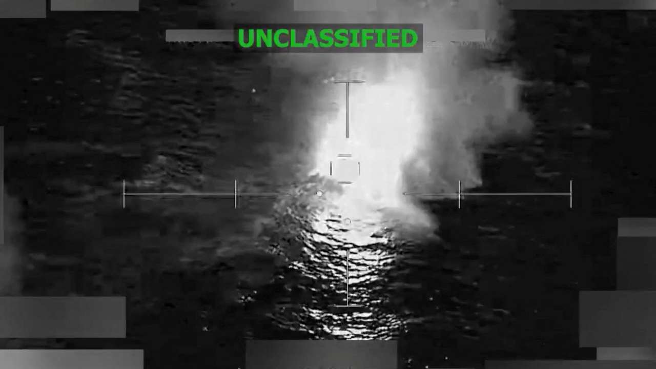 U.S. military says it carried out strikes on two vessels, in a location given as Eastern Pacific
