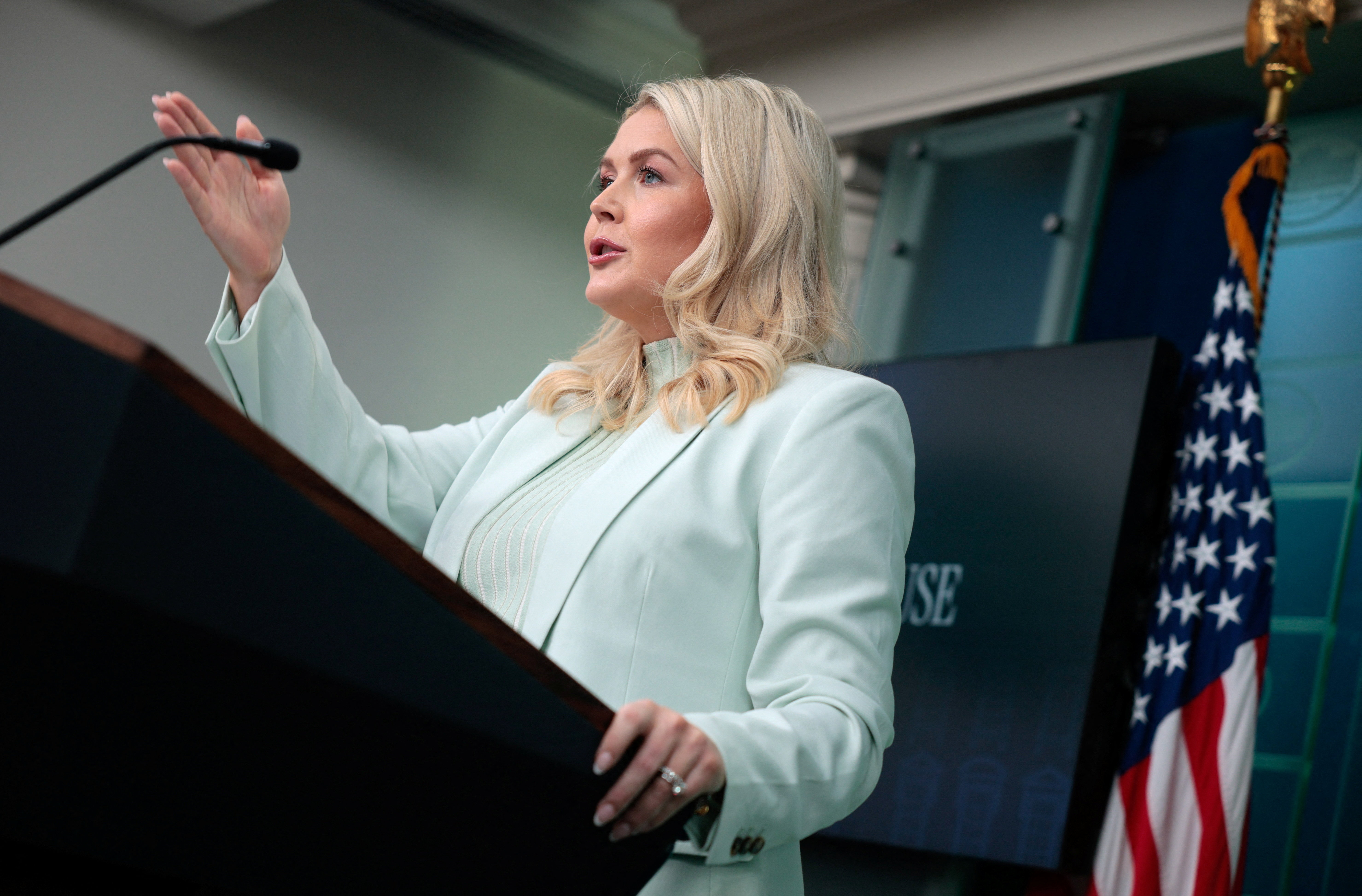 White House press briefing in Washington