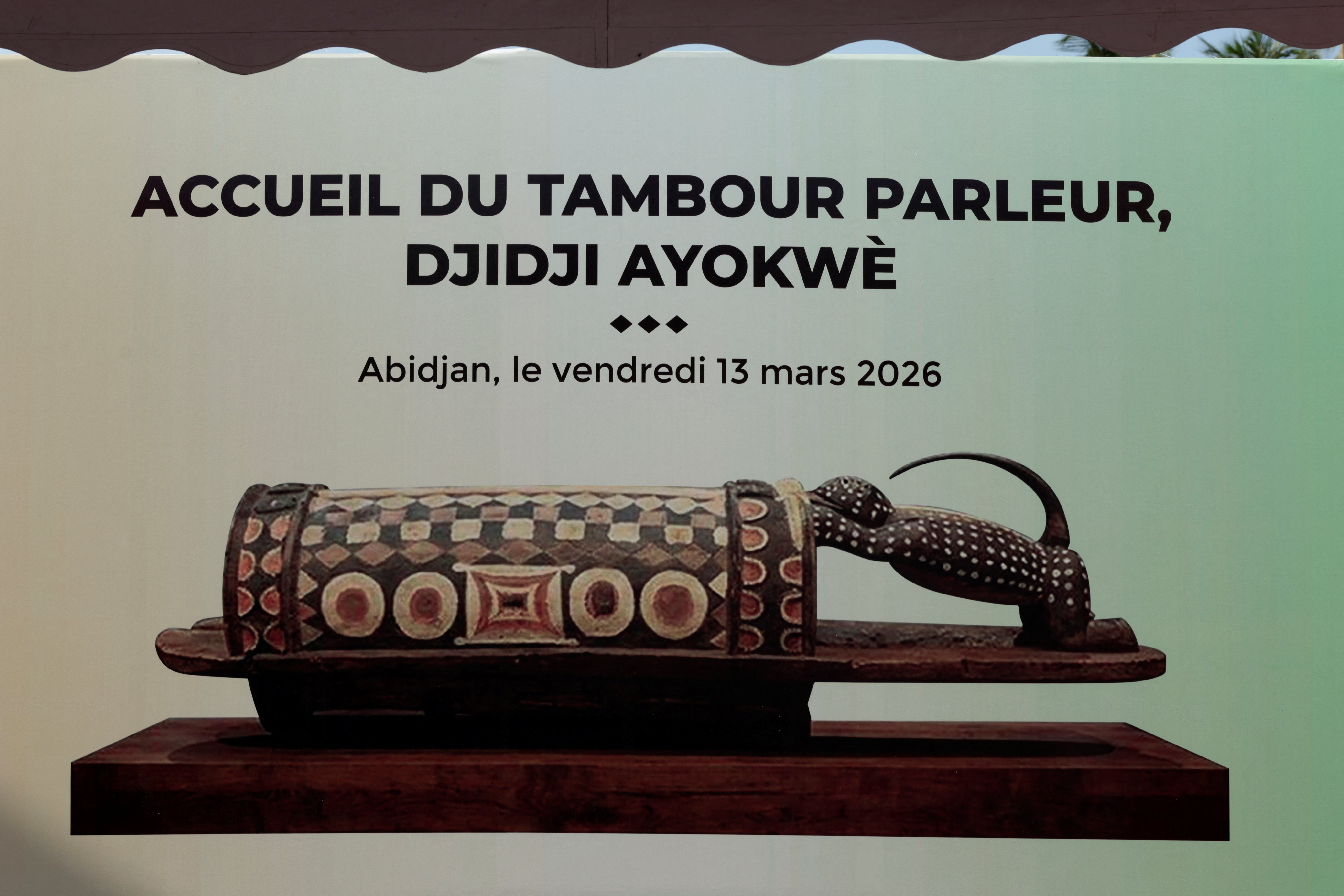 Ivory Coast welcomes return of talking drum from France