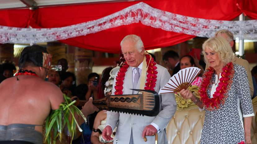 Britain's King Charles and Queen Camilla visit Samoa