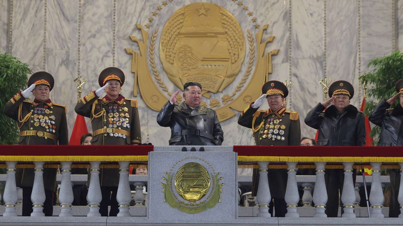 Military parade to commemorate the Ninth Congress of the ruling Workers' Party of Korea (WPK) in Pyongyang