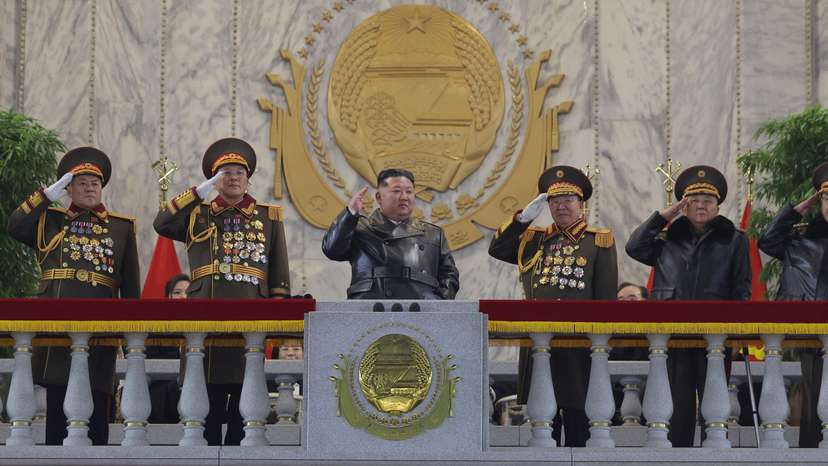 Military parade to commemorate the Ninth Congress of the ruling Workers' Party of Korea (WPK) in Pyongyang