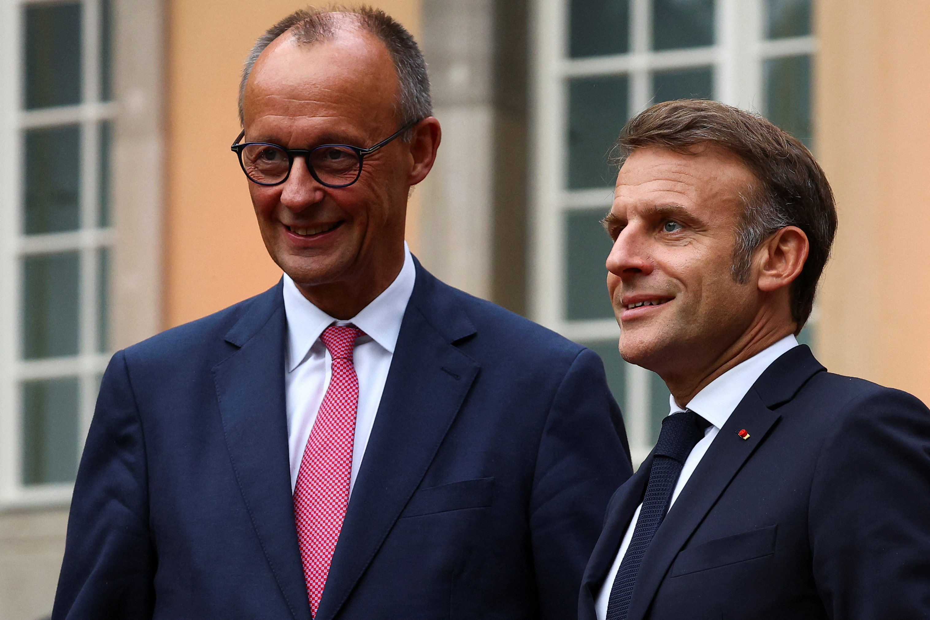 French President Macron visits Germany