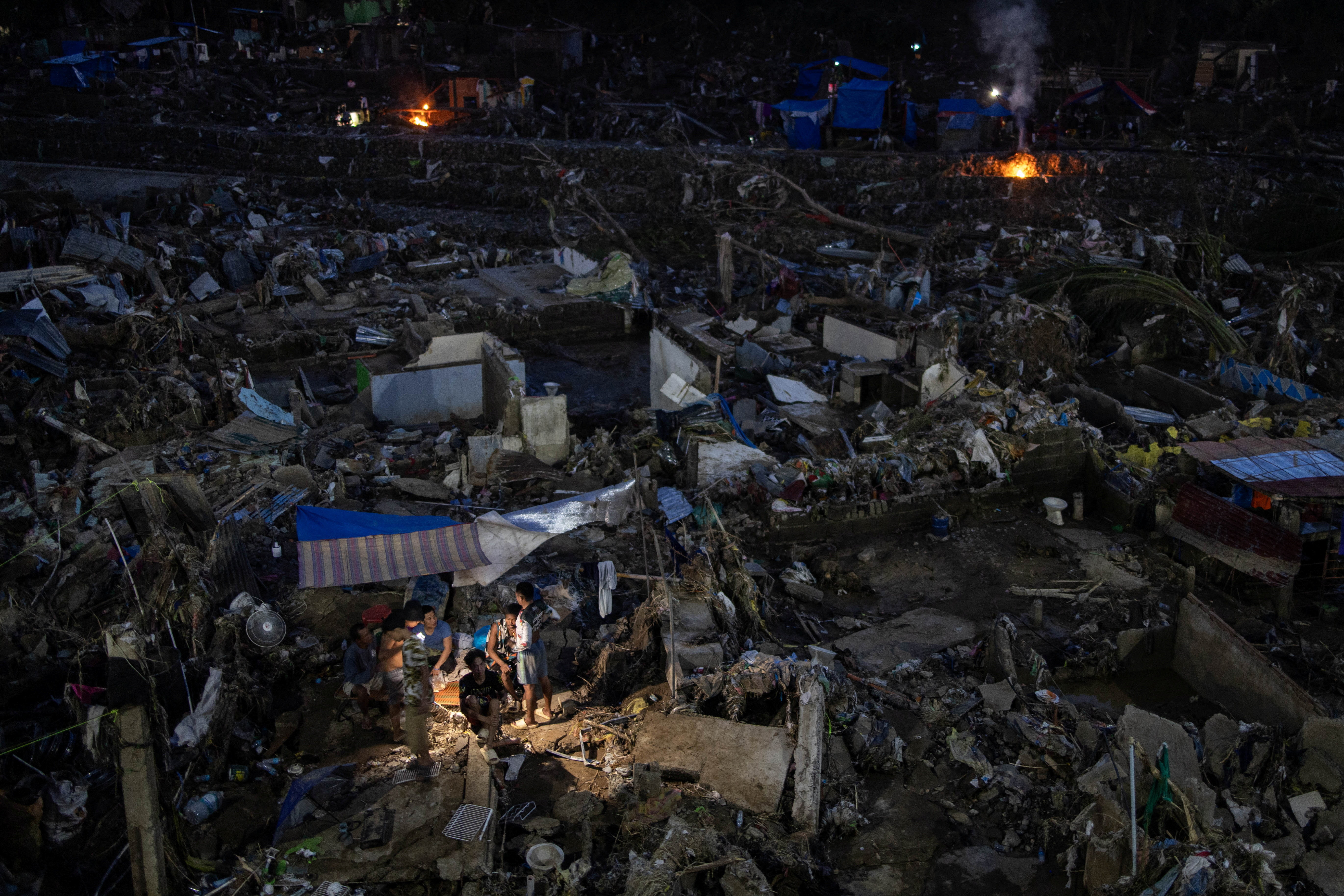 Aftermath of Typhoon Kalmaegi in Cebu, Philippines