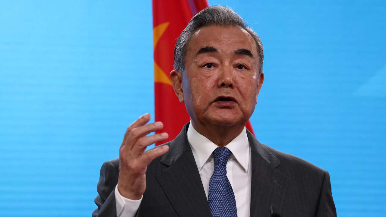 FILE PHOTO: Chinese Foreign Minister Wang Yi visits Berlin