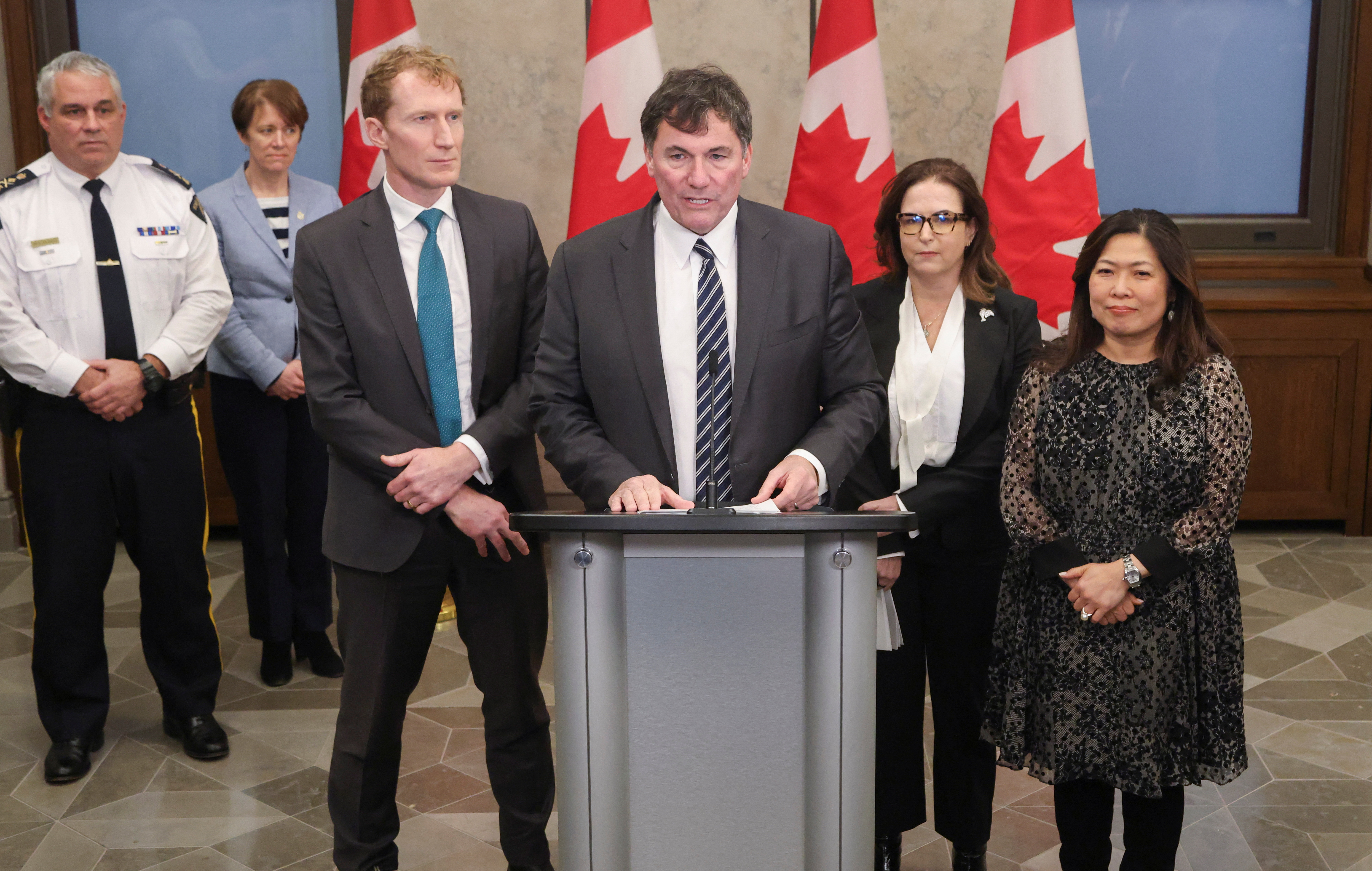 Press conference on border control in Ottawa