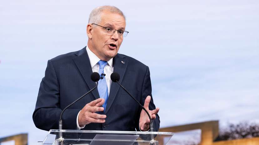 Australian 2022 federal election leader's debate, in Sydney