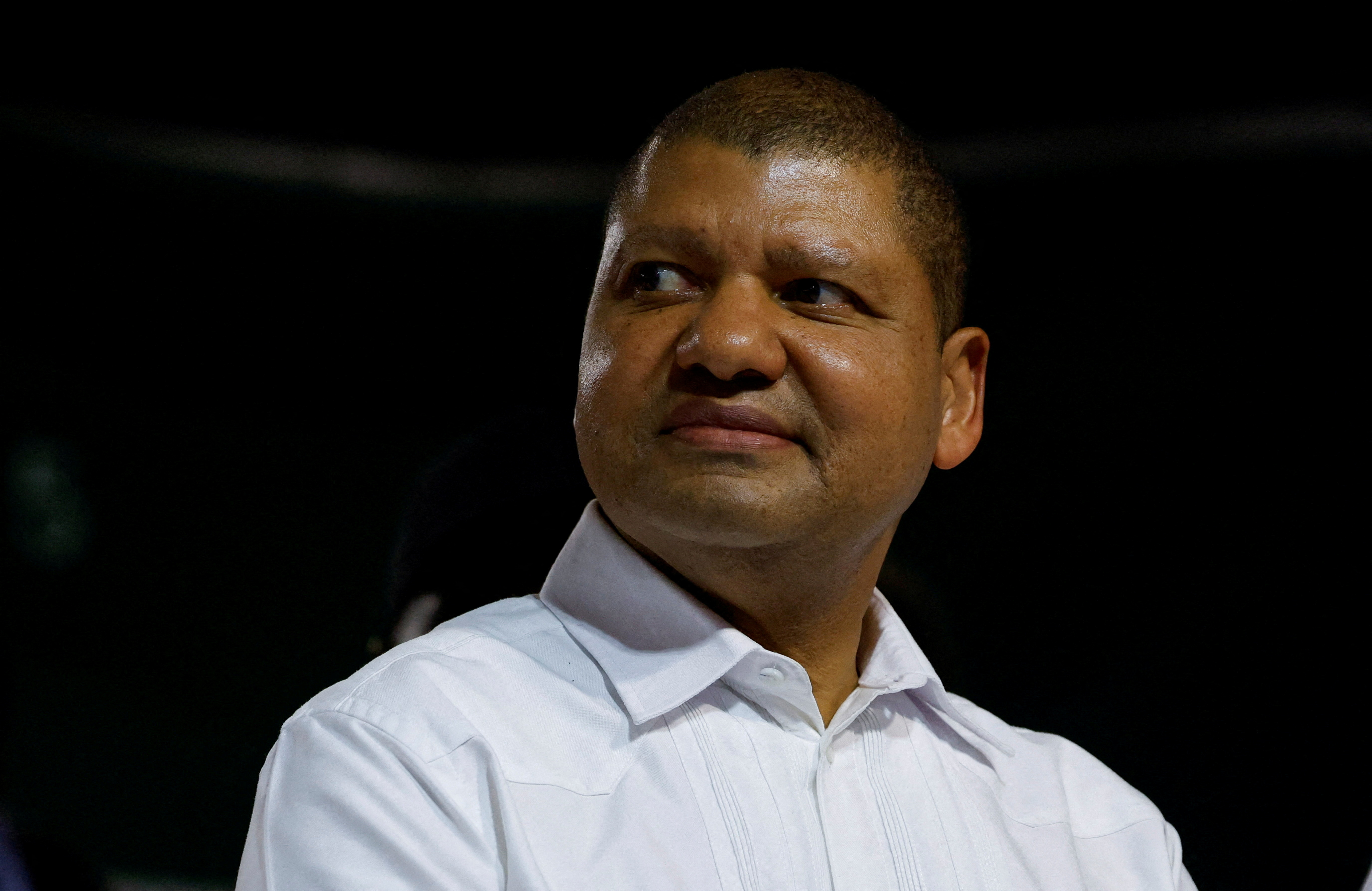FILE PHOTO: Jean-Louis Billon, presidential candidate of the CODE (Democratic Congress) lauches his electoral campaign in Abidjan