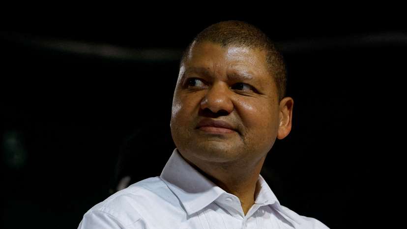 FILE PHOTO: Jean-Louis Billon, presidential candidate of the CODE (Democratic Congress) lauches his electoral campaign in Abidjan