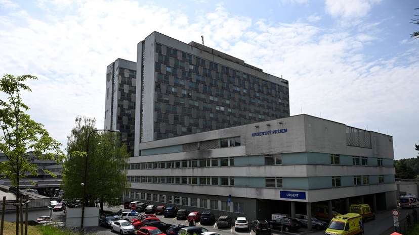 General view of the F.D. Roosevelt University Hospital, where Slovak Prime Minister Robert Fico is hospitalised