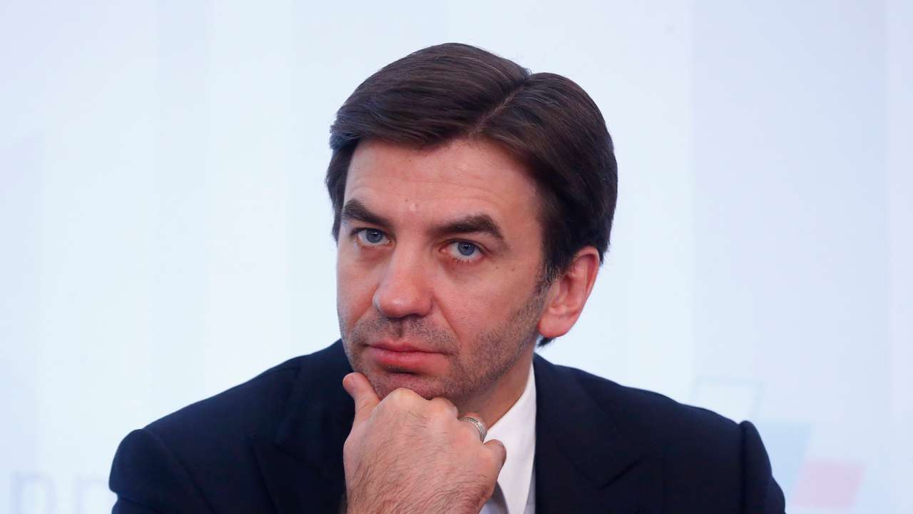 FILE PHOTO: Russian Minister for Open Government Abyzov attends the congress of the Russian Union of Industrialists and Entrepreneurs in Moscow