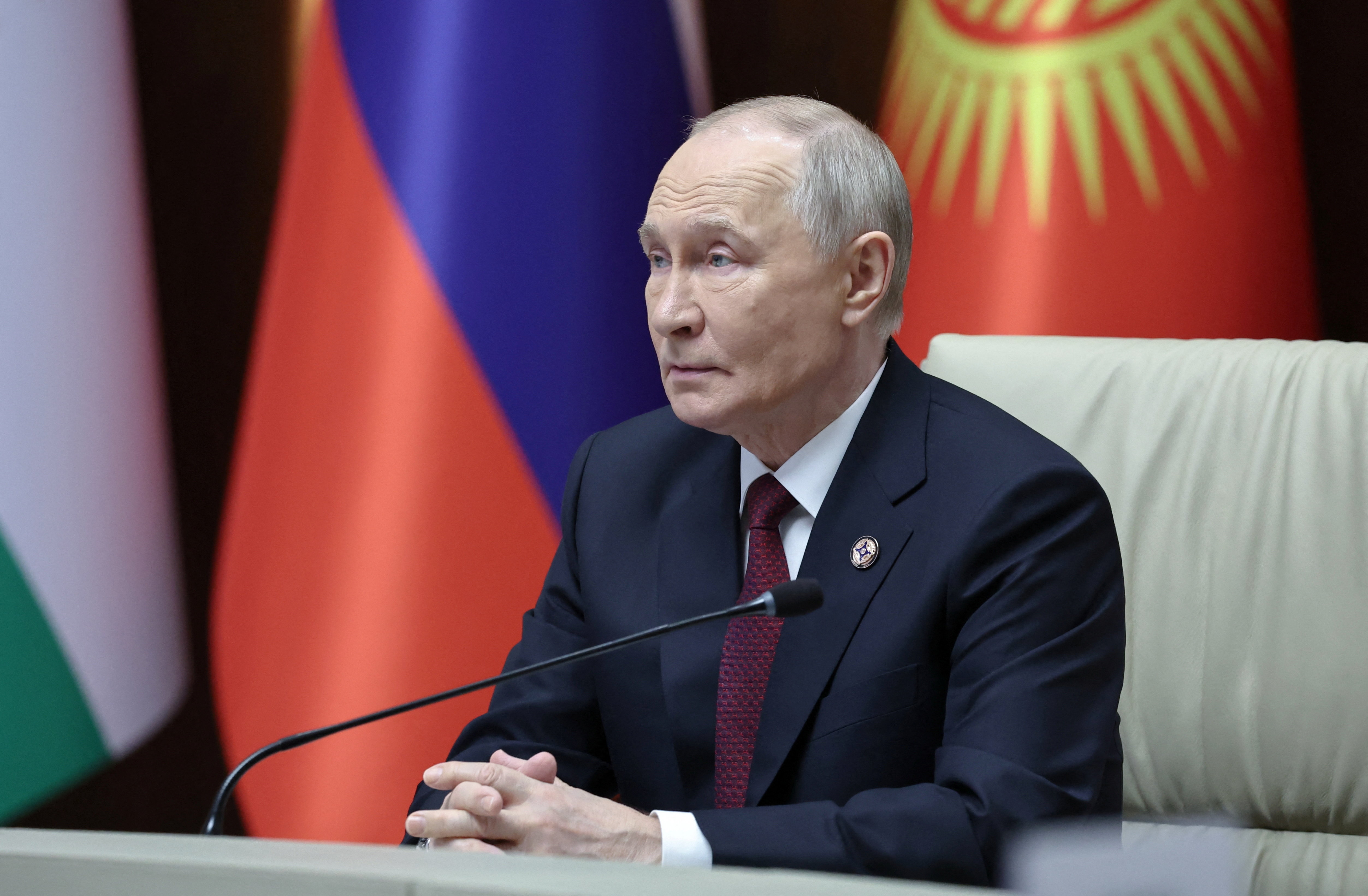 Russian President Putin attends Collective Security Treaty Organization summit in Bishkek