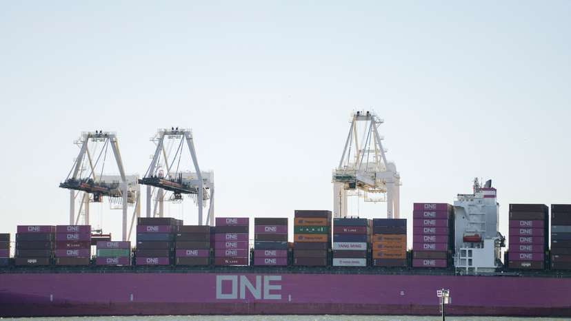 The Port of Oakland as Trump is inaugurated for his second term