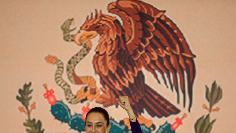 FILE PHOTO: Sheinbaum wins Mexico's presidential election