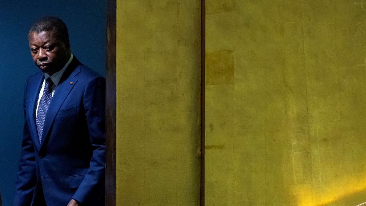 FILE PHOTO: World leaders take part in the 79th annual U.N. General Assembly high-level debate