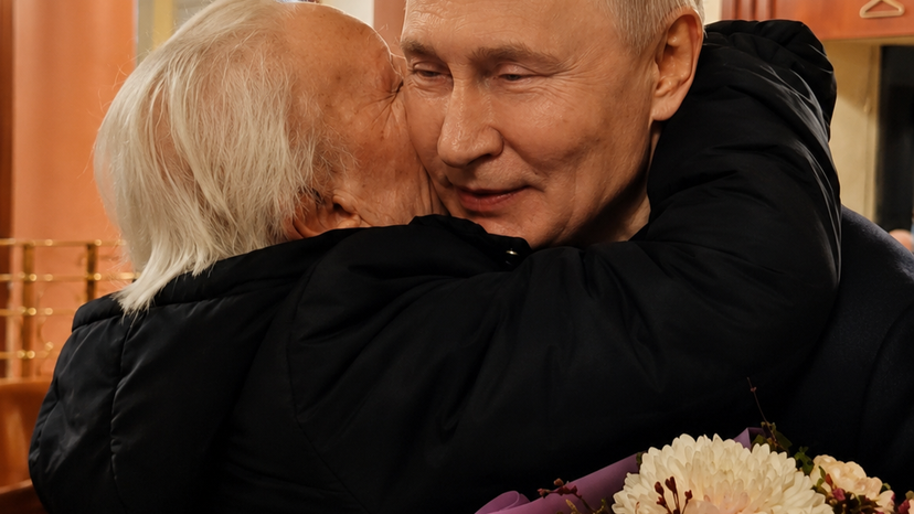 Putin reunites with former teacher in personal Moscow visit