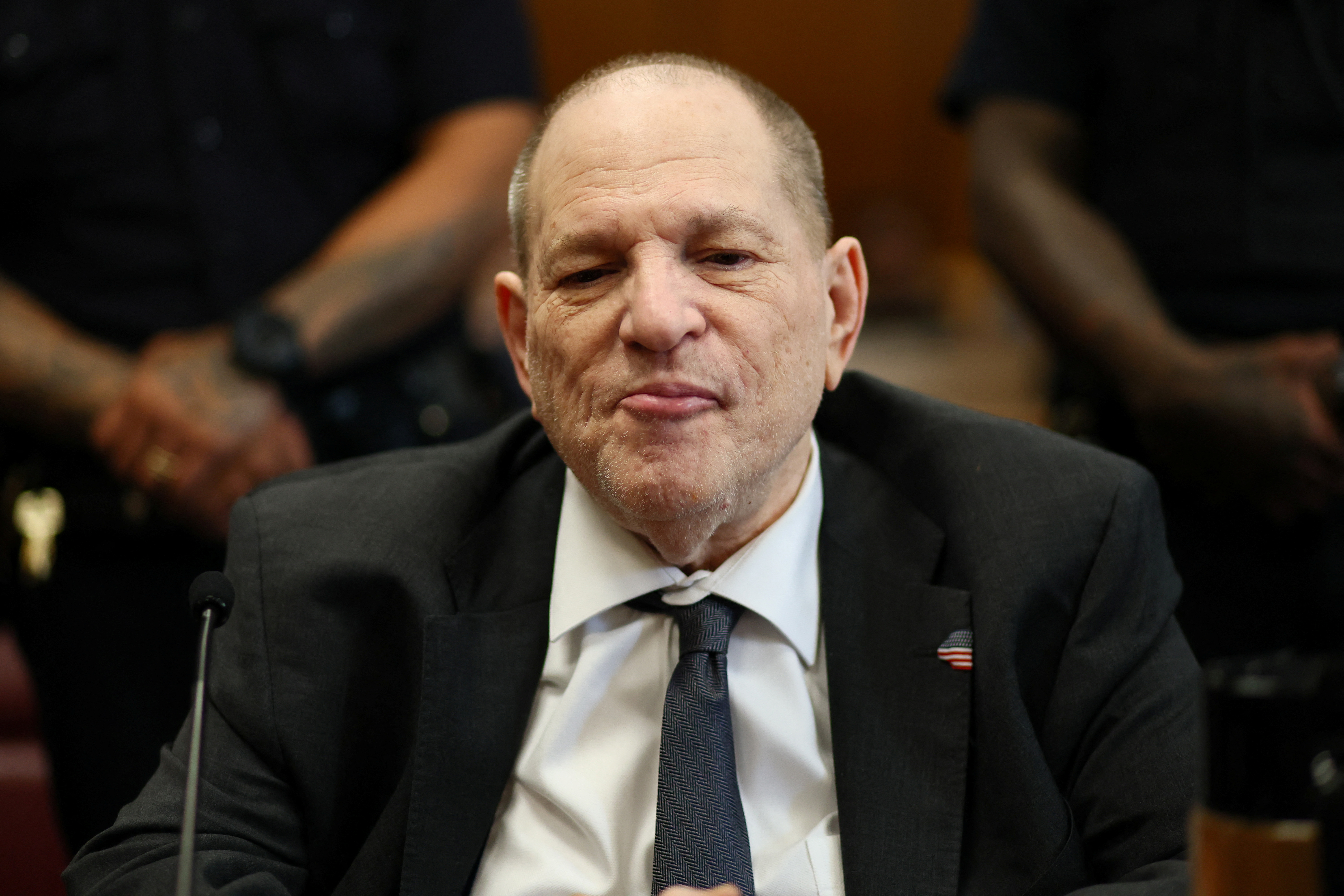 Harvey Weinstein appears at Manhattan Criminal Court for his rape and sexual assault trial, in New York City
