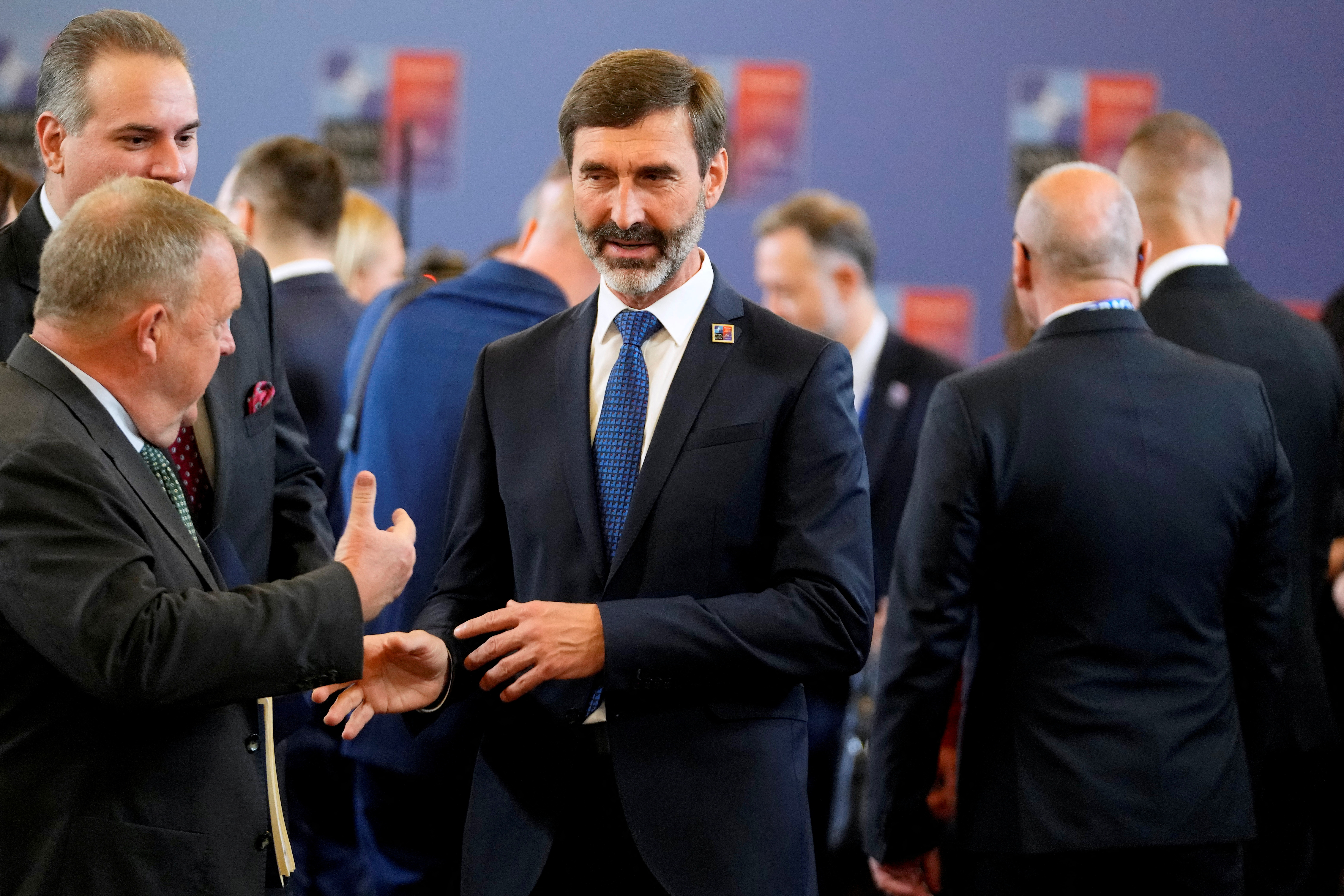 Meeting of NATO foreign ministers at the Czernin Palace in Prague