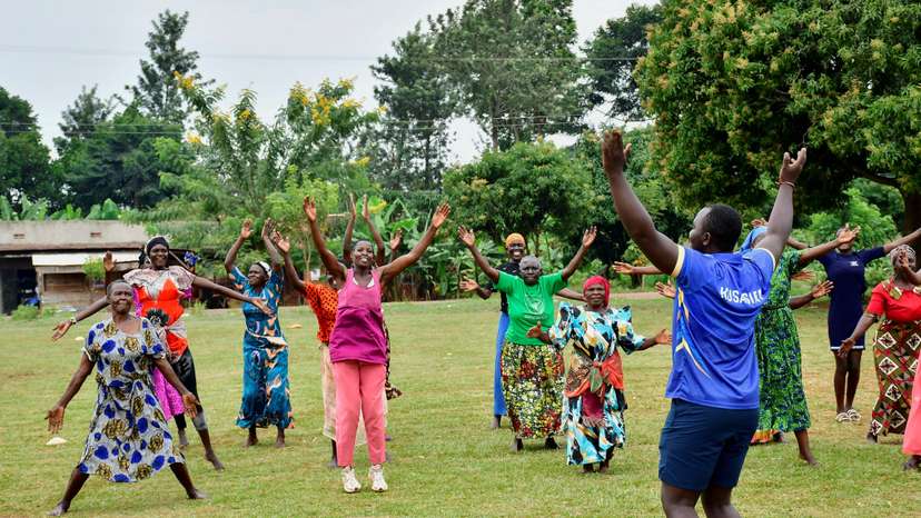 Uganda's elderly stretch into fitness to fight lifestyle diseases