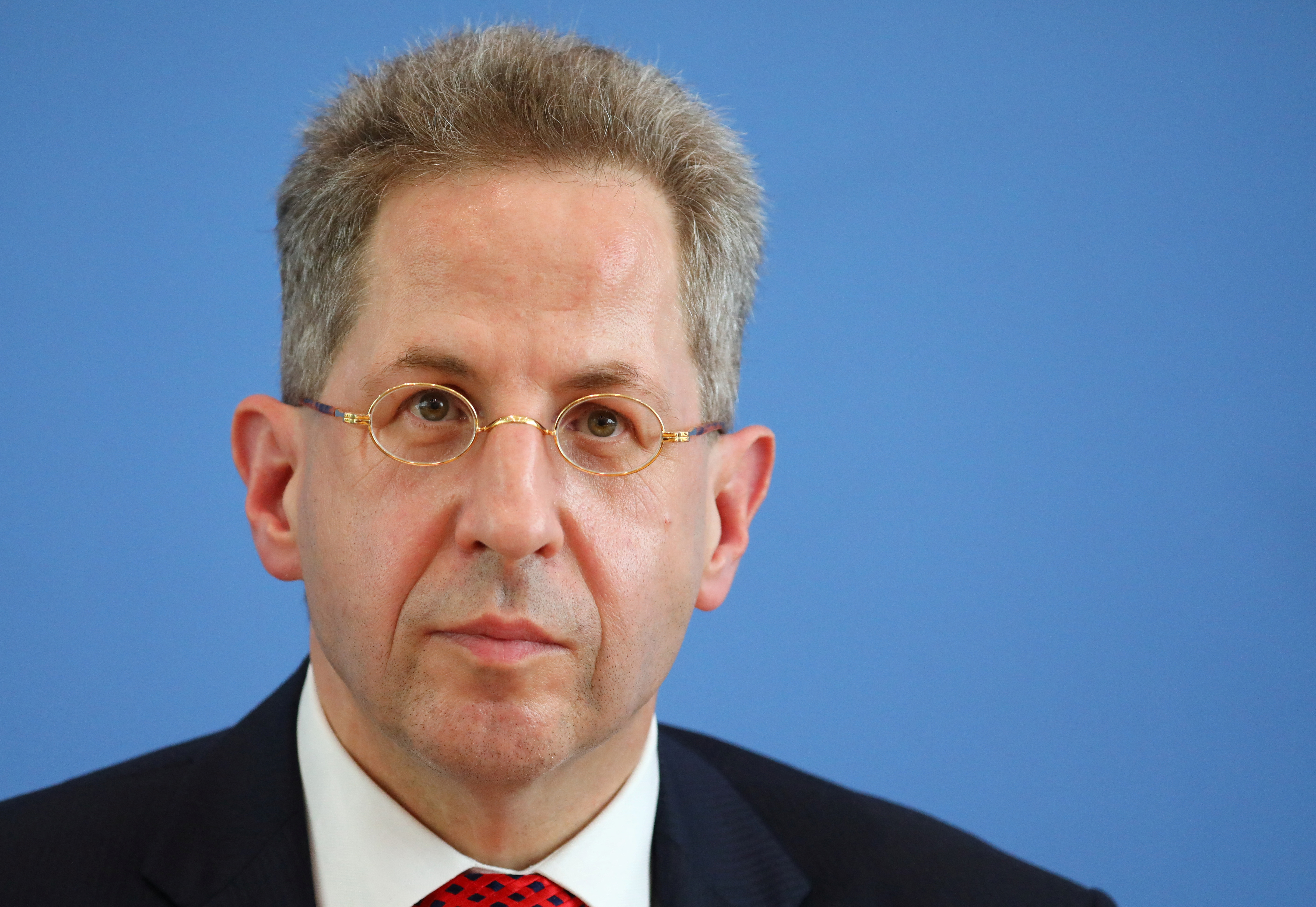 FILE PHOTO: President of the Germany's Federal Office for the Protection of the Constitution Maassen attends a news conference in Berlin