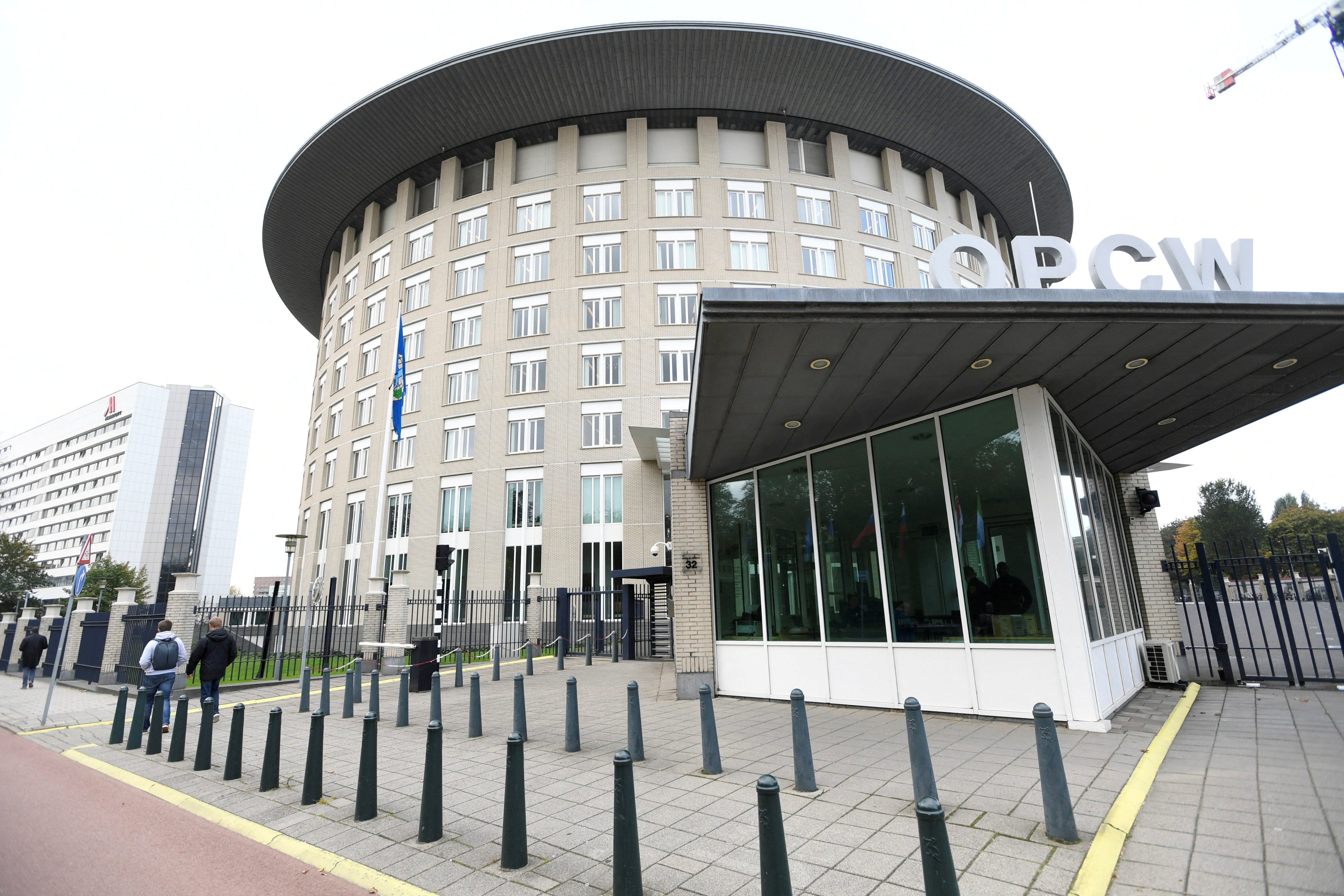 FILE PHOTO: The building of the Organization for the Prohibition of Chemical Weapons (OPCW) is pictured in The Hague