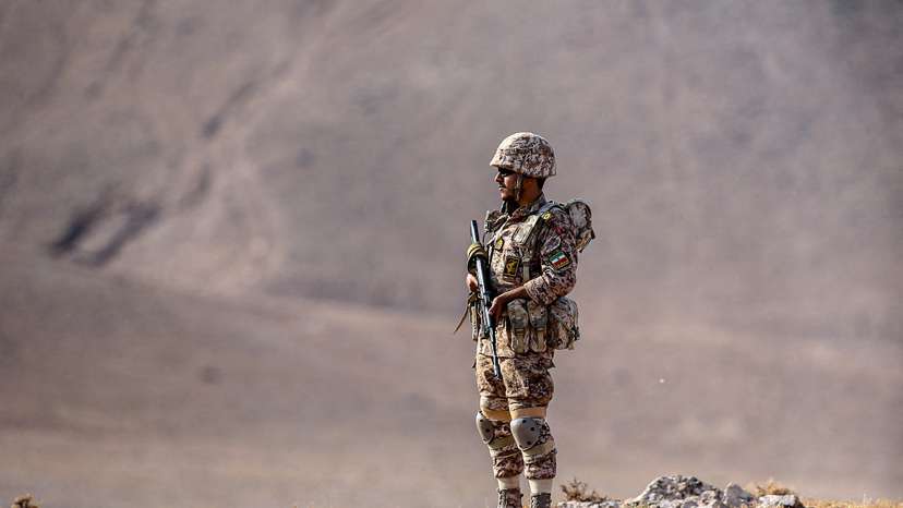 FILE PHOTO: Islamic Revolutionary Guard Corps (IRGC) ground forces military drill
