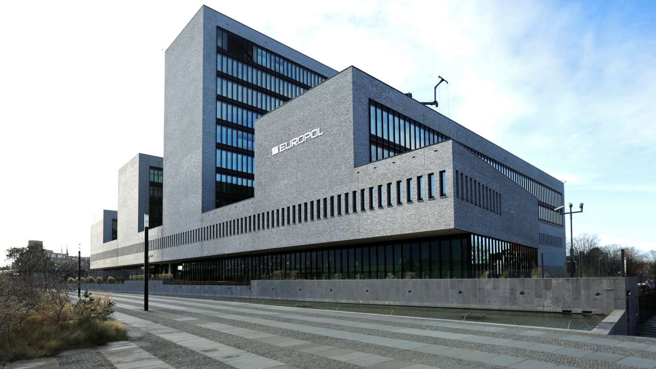 General view of the Europol building in The Hague