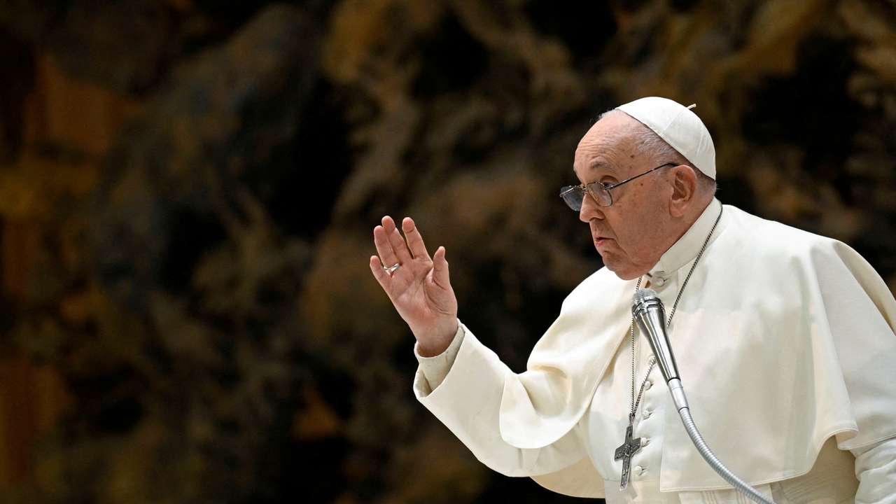 FILE PHOTO: Pope Francis holds weekly audience at the Vatican
