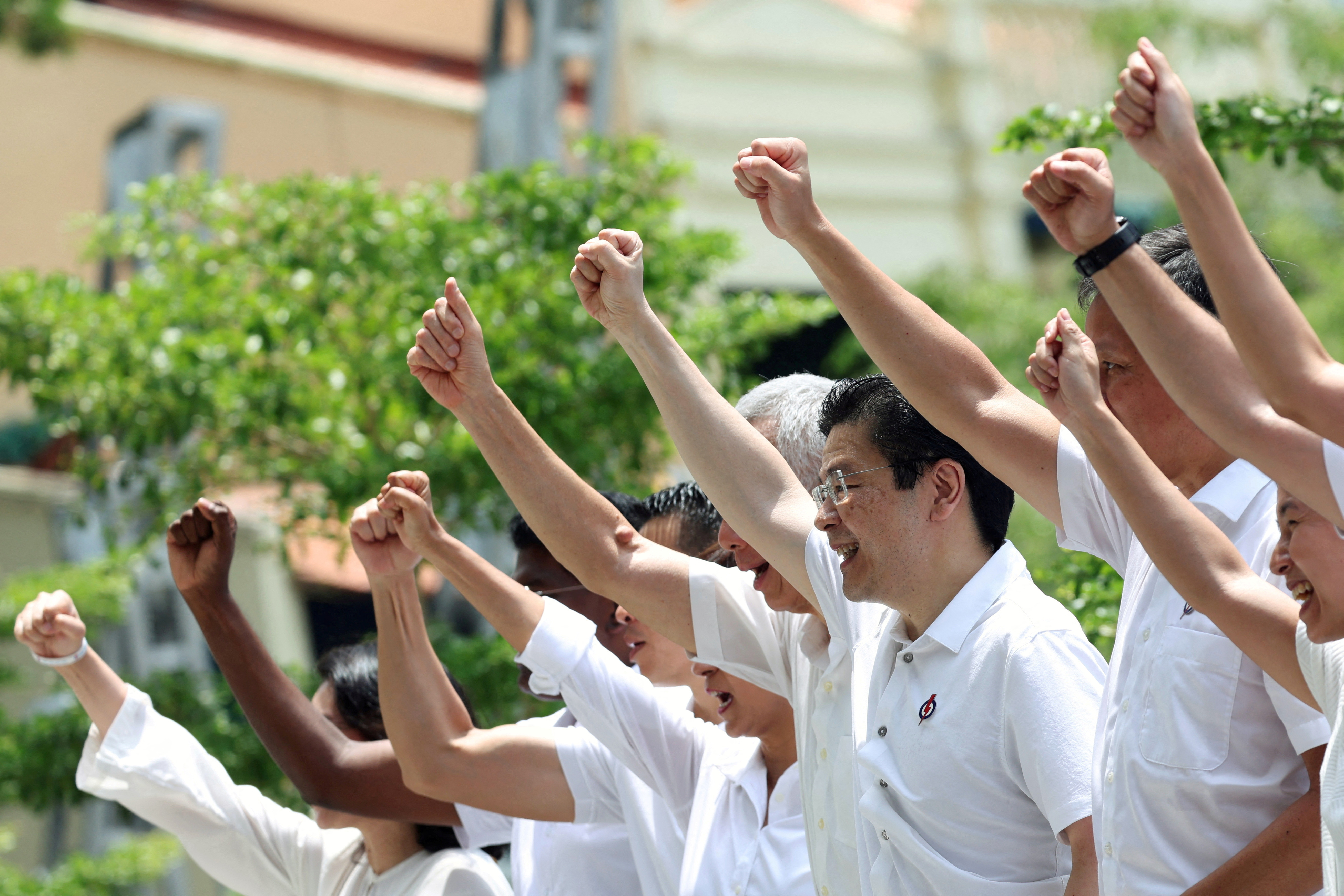 People's Action Party rally ahead of general election in Singapore