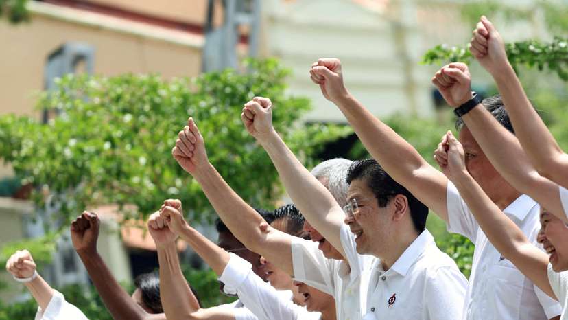 People's Action Party rally ahead of general election in Singapore