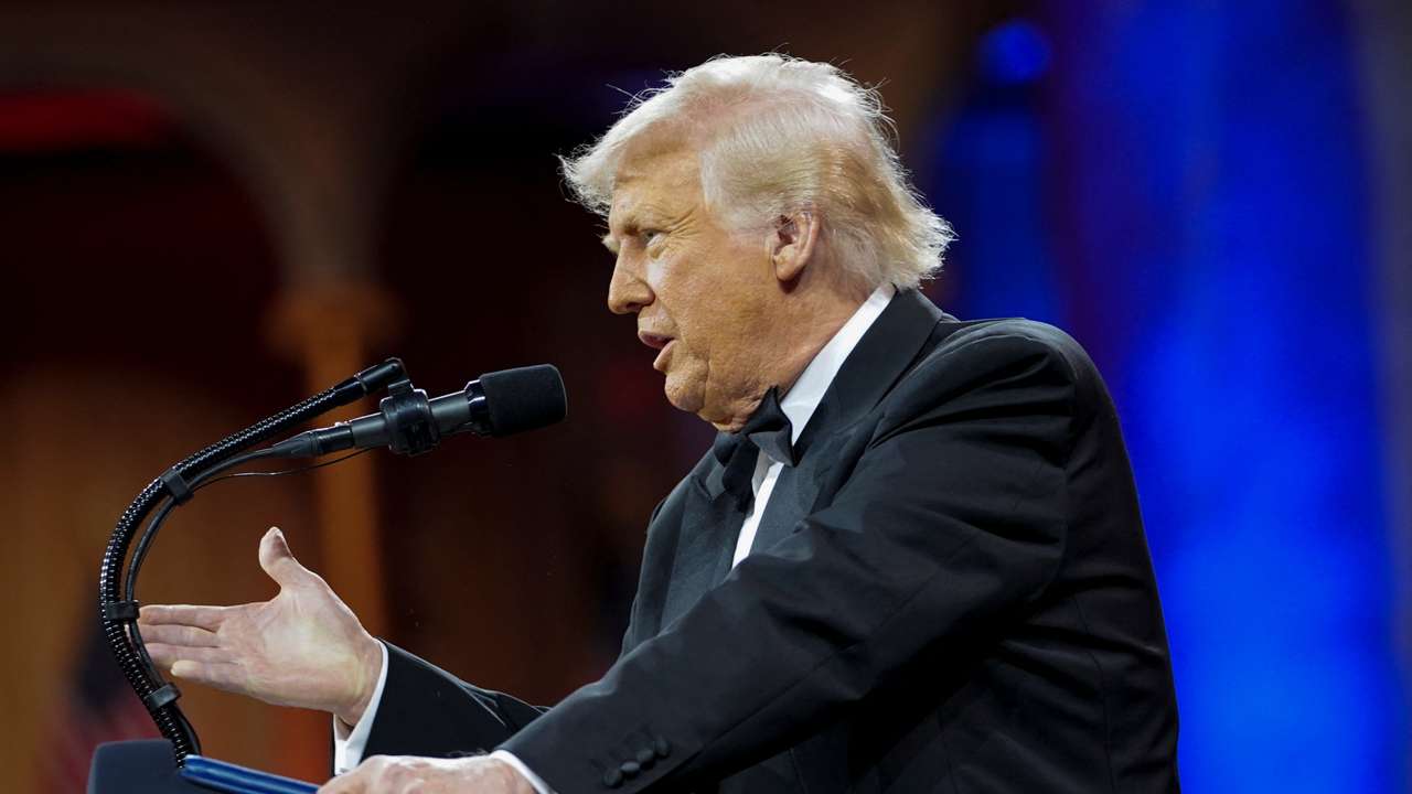 U.S. President Trump attends the National Republican Congressional Committee (NRCC) dinner, in Washington