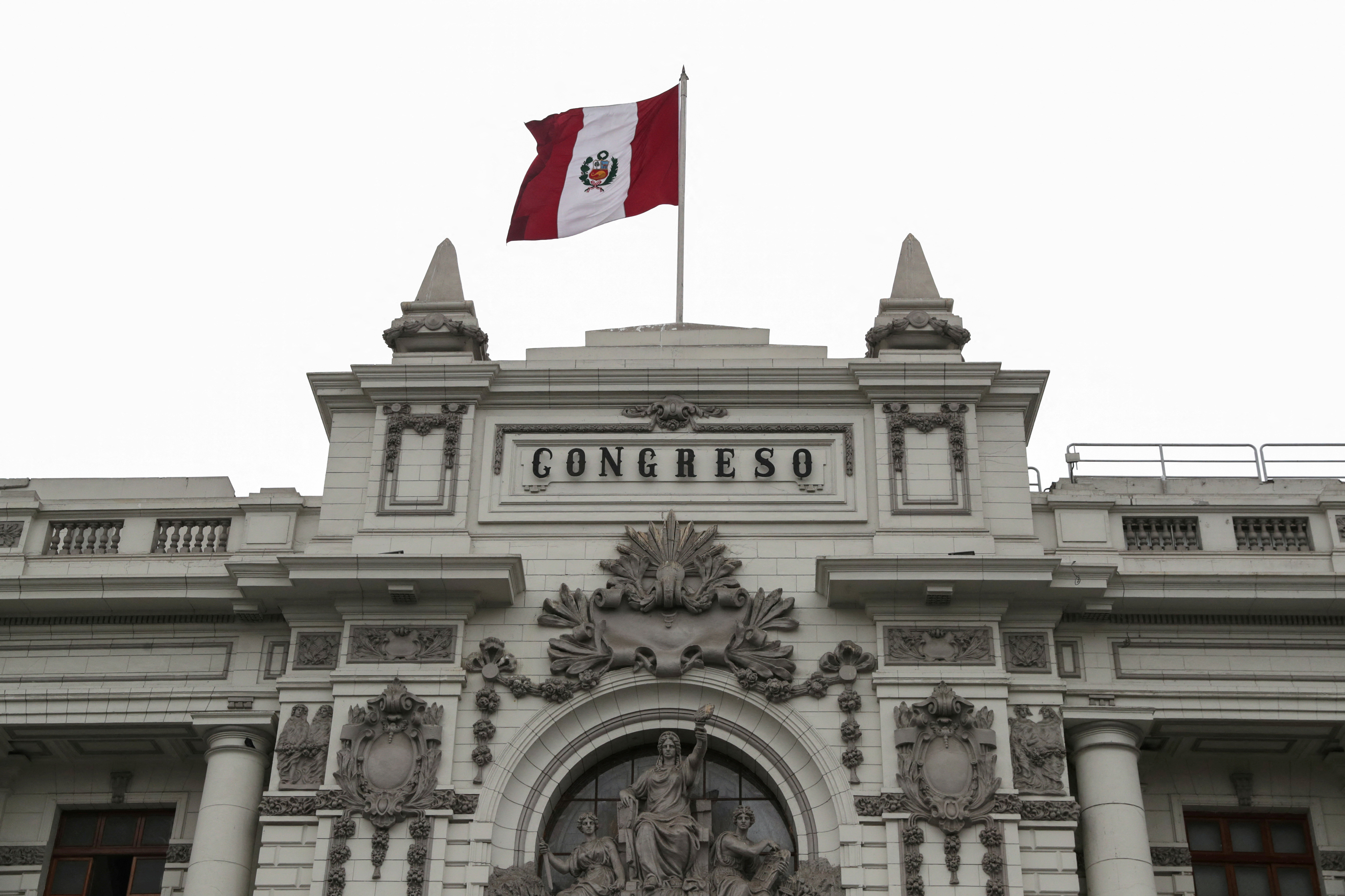 FILE PHOTO: A view of the Congress building in Lima