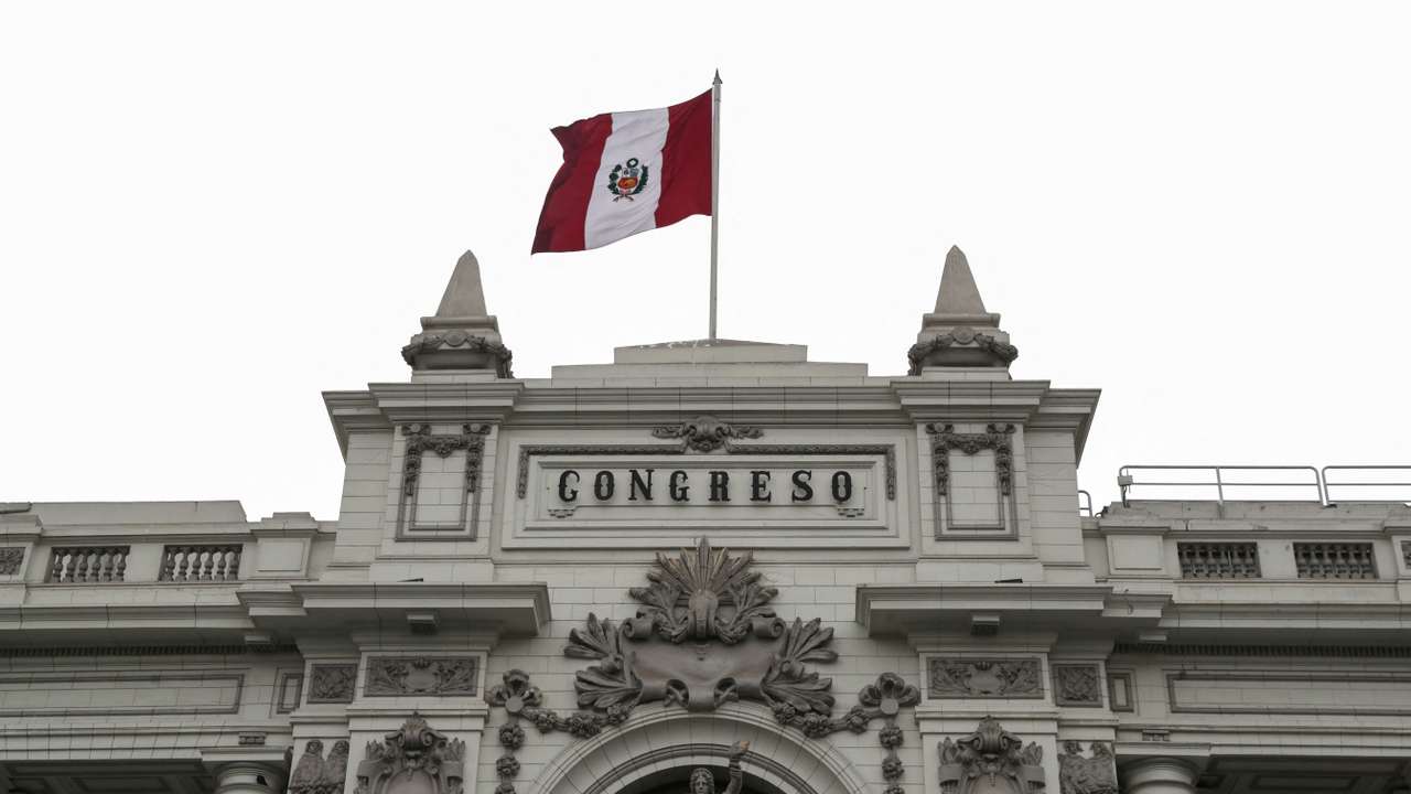 FILE PHOTO: A view of the Congress building in Lima