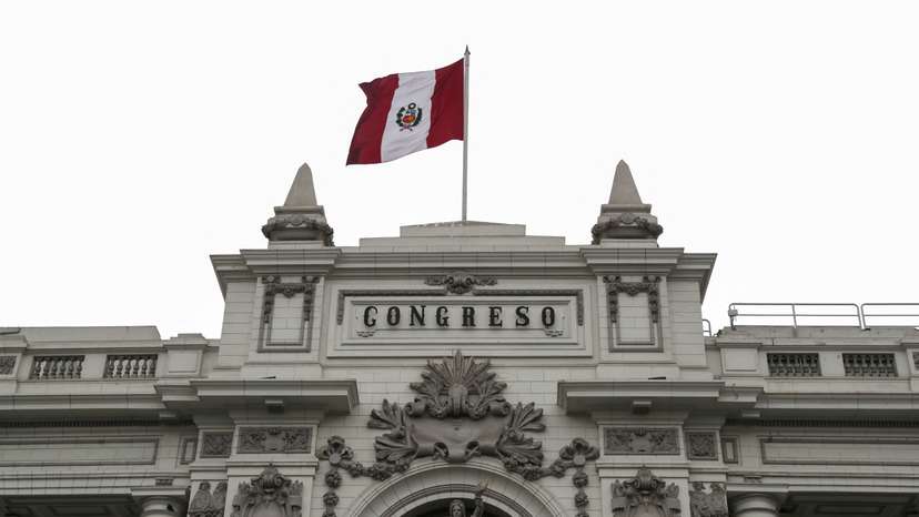 FILE PHOTO: A view of the Congress building in Lima