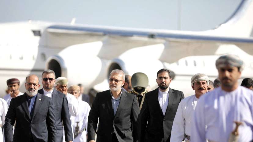 National Security Council Secretary Ali Larijani visits Oman