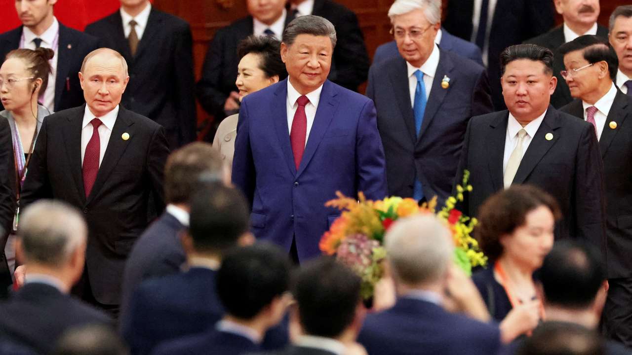WW2 anniversary reception at the Great Hall of the People in Beijing