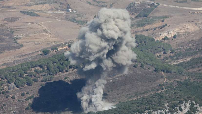 Smoke billows over southern Lebanon