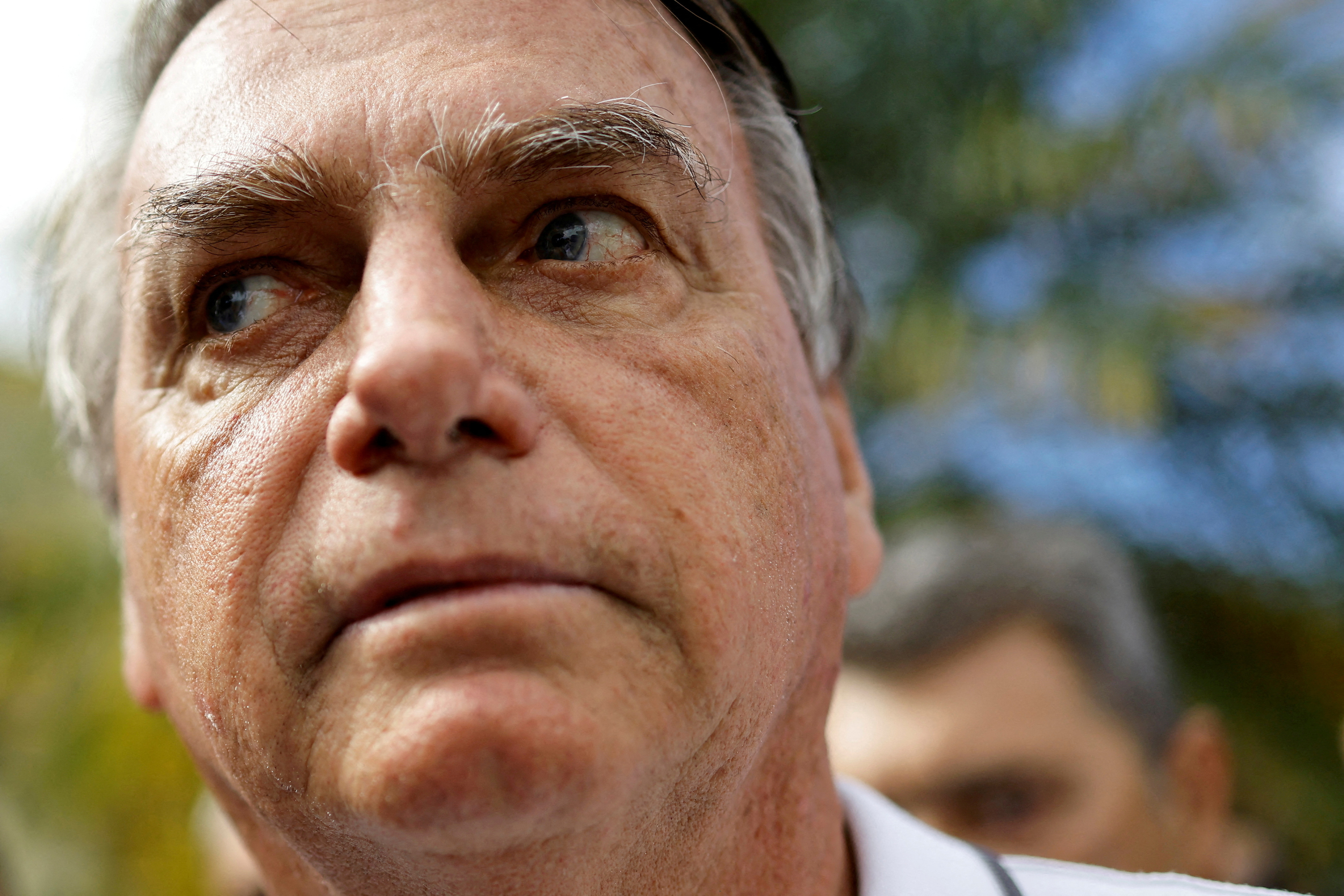 FILE PHOTO: Bolsonaro participates in party event amid coup inquiry, in Goiania