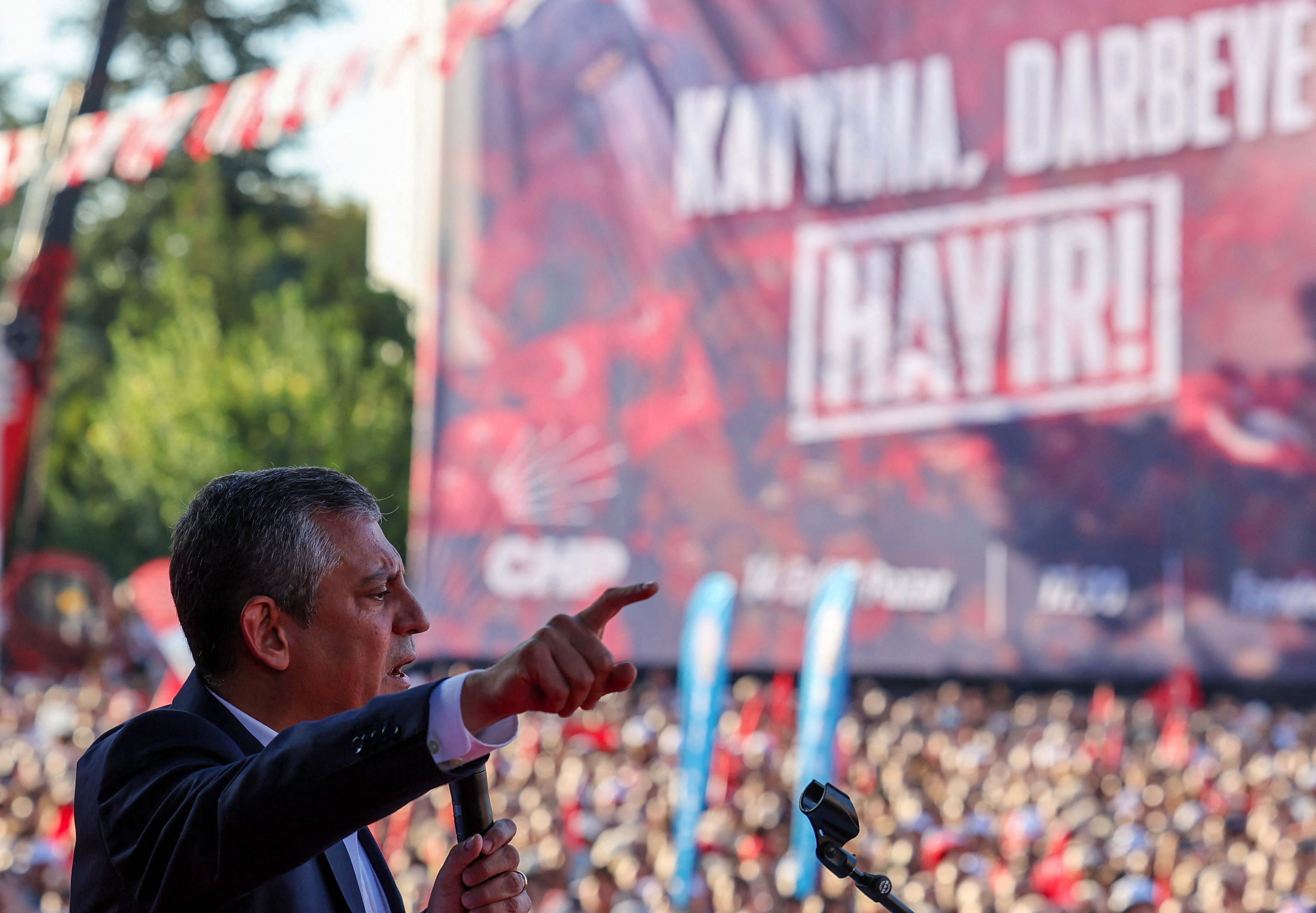 Main oppostion Republican People's Party (CHP) rally in Ankara