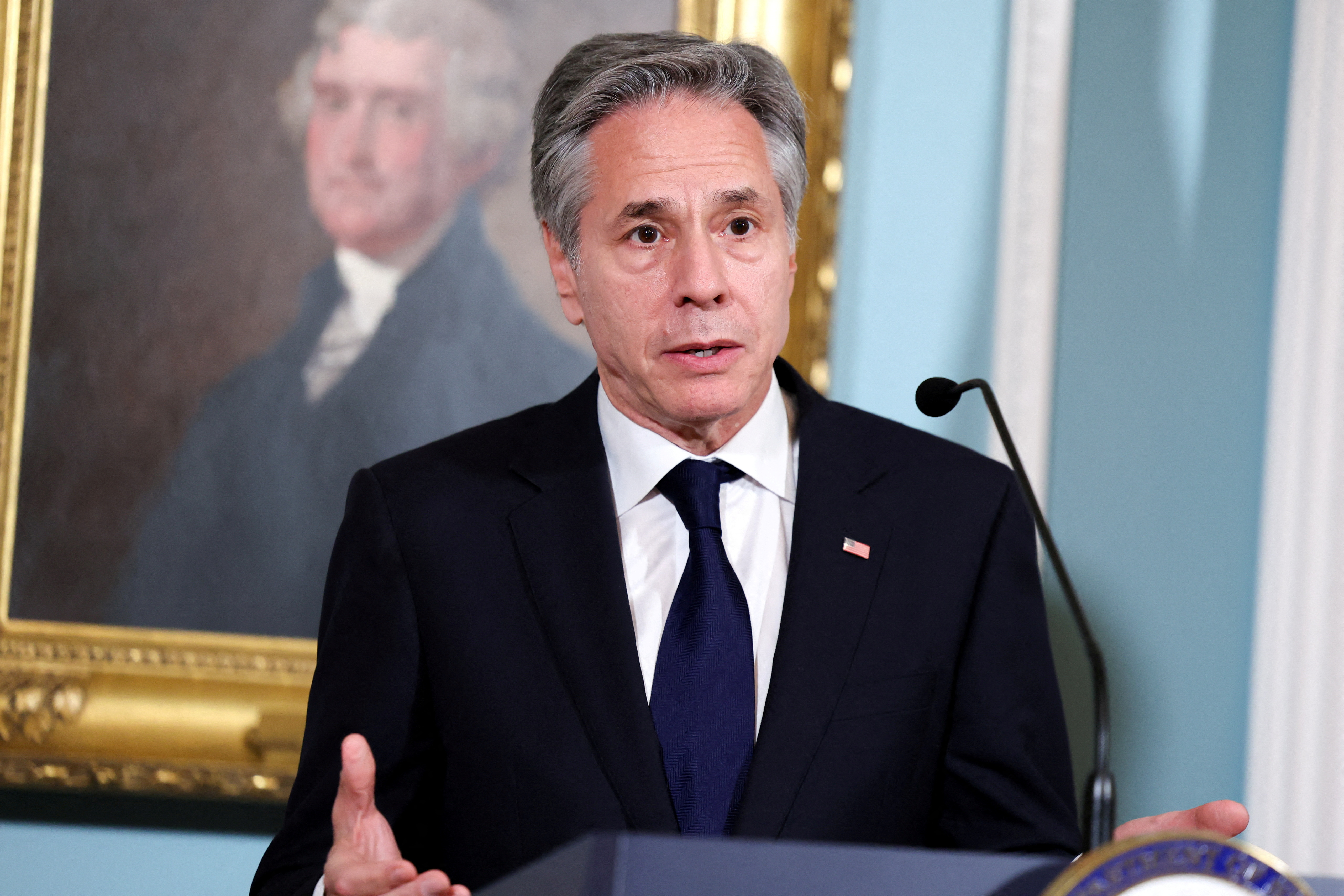 FILE PHOTO: U.S. Secretary of State Antony Blinken
