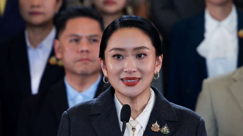 Thai Constitutional Court removes PM Shinawatra from office, in Bangkok