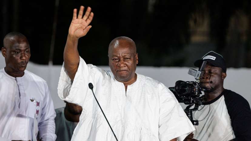 Ghana electoral commission declares ex-President Mahama election winner