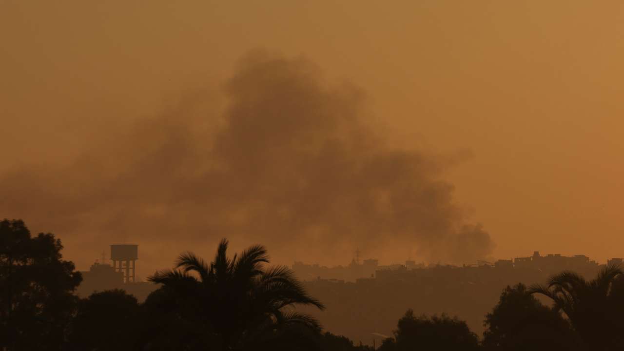Smoke billows over southern Lebanon