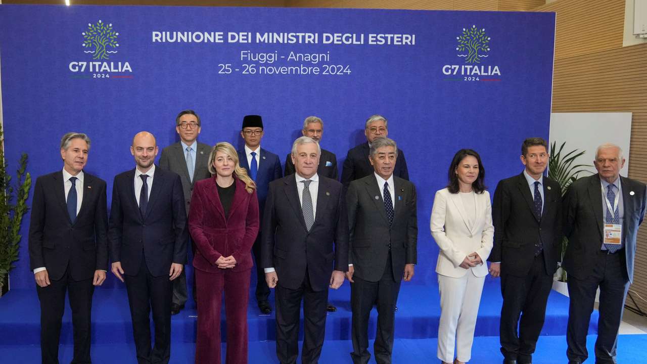 G7 foreign ministers' meeting in Fiuggi