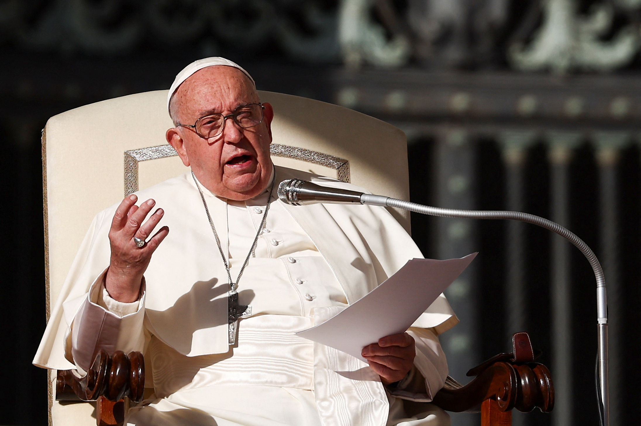 Pope Francis holds weekly general audience, in St. Peter's Square