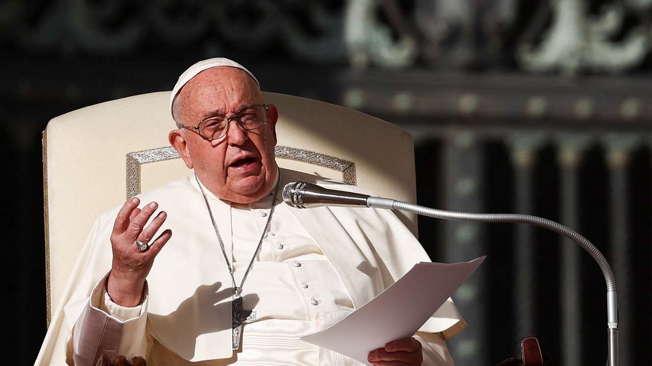 Pope Francis holds weekly general audience, in St. Peter's Square